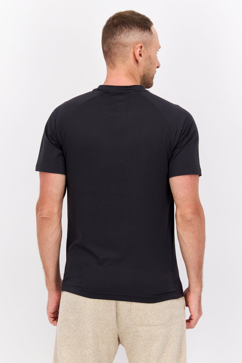 Legend Men Sportswear Fit Short Sleeves Training T-shirt, Charcoal Black - Image 2